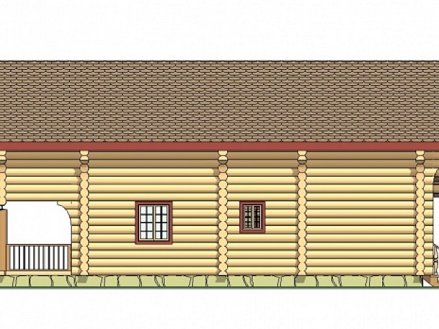 Деревянный дом (проект Д32)