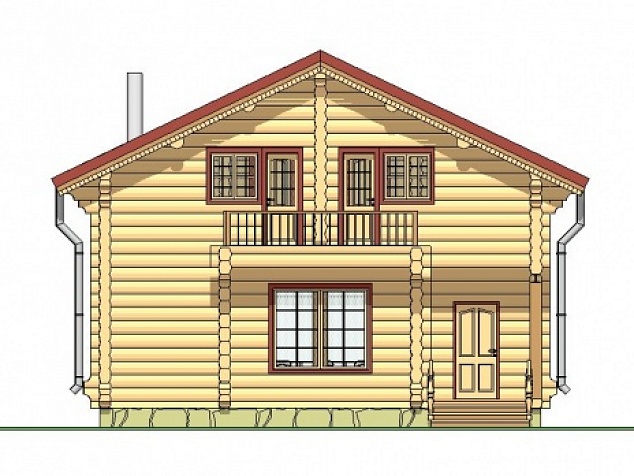Деревянный дом (проект Д24)