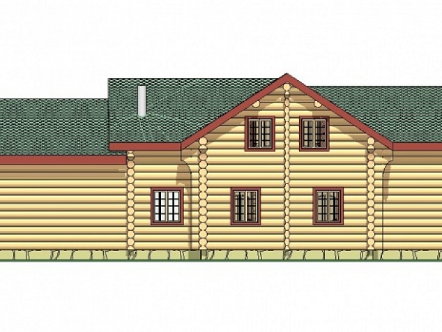 Деревянный дом (проект Д29)