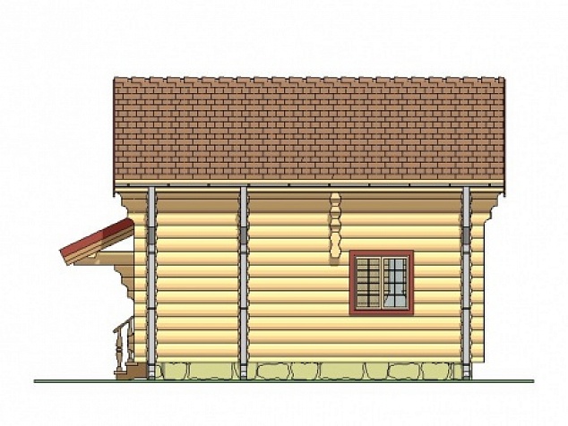 Деревянный дом (проект Д4)