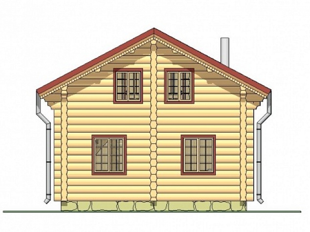Деревянный дом (проект Д5)