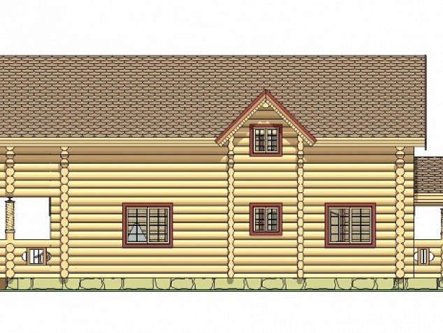 Деревянный дом (проект Д41)