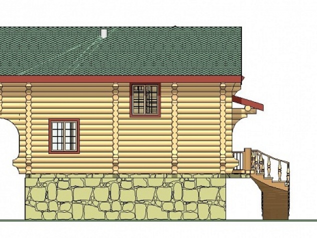 Деревянный дом (проект Д25)