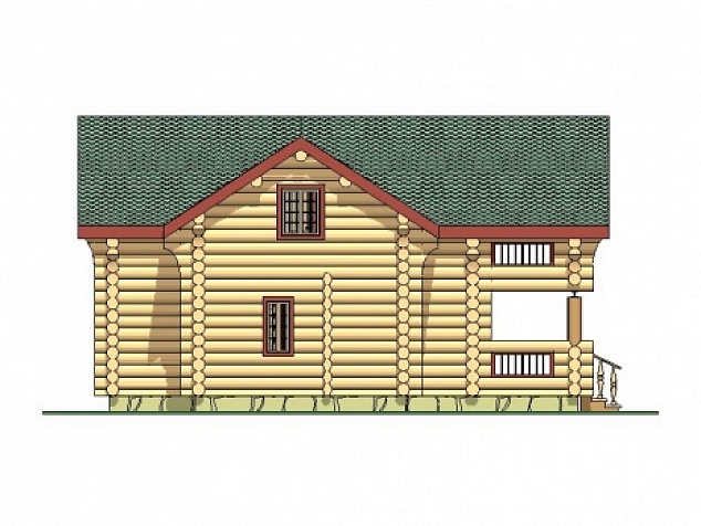 Деревянный дом (проект Д29)
