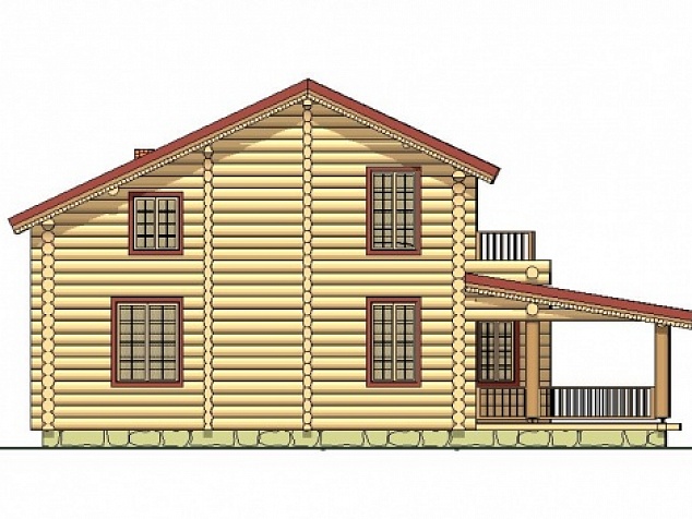 Деревянный дом (проект Д46)