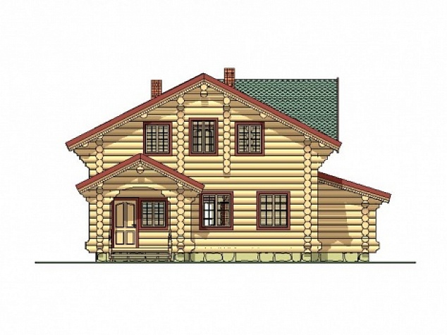 Деревянный дом (проект Д44)