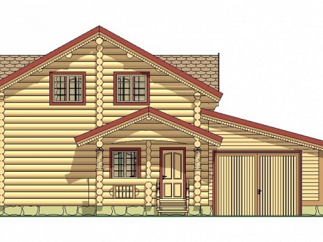 Деревянный дом (проект Д41)