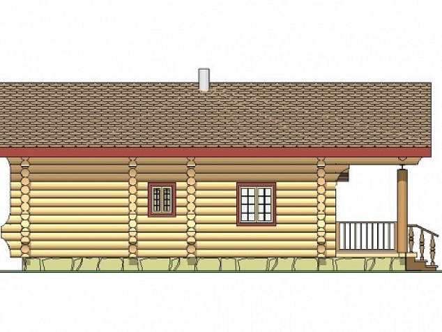 Деревянный дом (проект Д11)