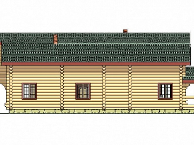 Деревянный дом (проект Д44)